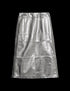 Marks & Spencer "Leather Look Metallic Midi A-Line Skirt"